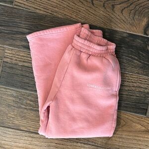Comfrt You Matter Kids Coral Sweatpants